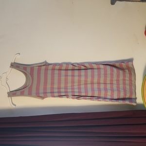 Liz Lange For Target Maternity Dress Striped Ruched